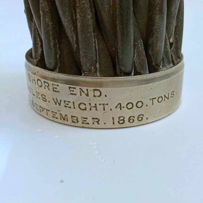 1866 Reuters Commemorative Anglo Prussian Telegraph Cable Sample