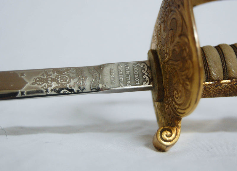 George V Half Size British Military 1897 Pattern Sword by Henry Wilkinson, Pall Mall, London.