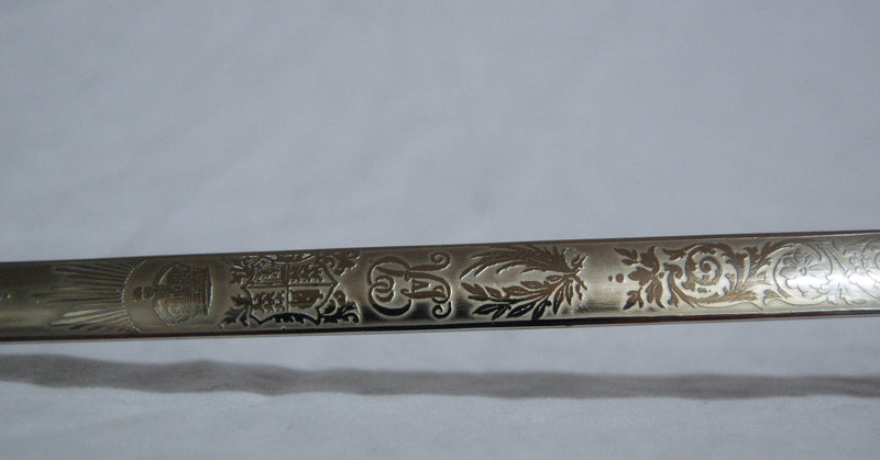 George V Half Size British Military 1897 Pattern Sword by Henry Wilkinson, Pall Mall, London.