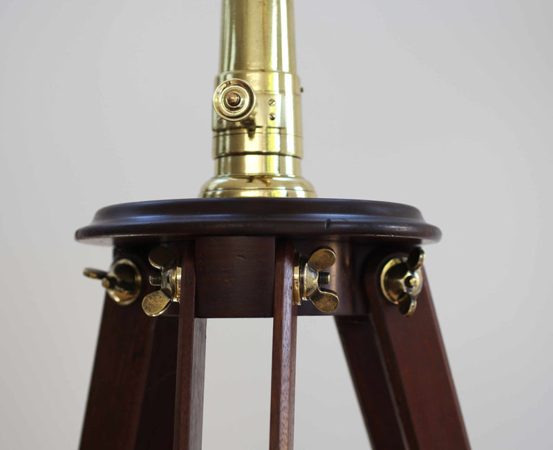 Late Victorian Astronomical Refracting Telescope on Stand by William Wray London