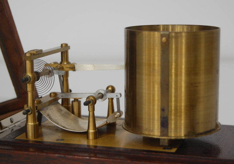 Rare Cased Aviation Bourdon Tube Barograph by Richard Freres of Paris