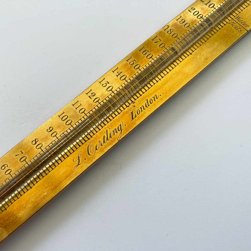 Early Victorian Bate's Patent Saccharometer by Ludwig Oertling London