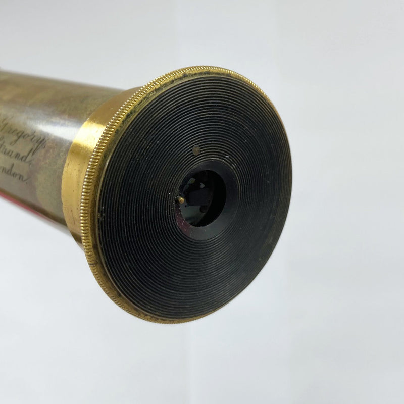 Victorian Boer War Period Telescope by Gregory for the Royal Warwickshire Volunteers