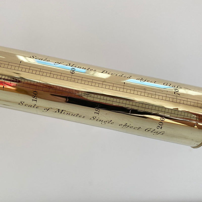 Sir David Brewster Patent Telescope for Measuring Distances & Angles by William Harris & Co London