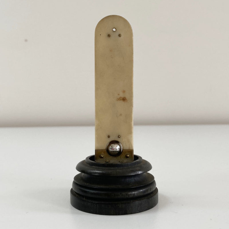 Rare Victorian Cased Miniature Desk Thermometer by CW Dixey of Bond Street, London