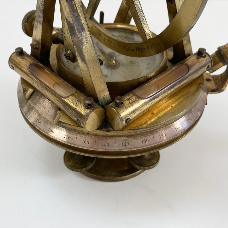 William IV Cased Miniature Altazimuth Theodolite by Cox of Devonport