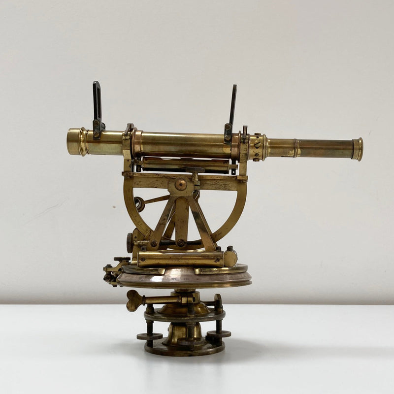 William IV Cased Miniature Altazimuth Theodolite by Cox of Devonport