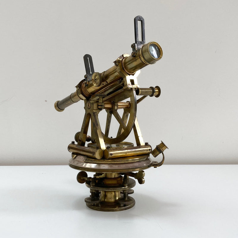 William IV Cased Miniature Altazimuth Theodolite by Cox of Devonport