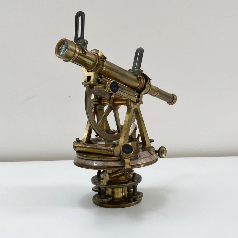 William IV Cased Miniature Altazimuth Theodolite by Cox of Devonport