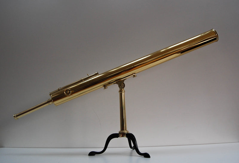 Large Cased Victorian Desk Top Astronomical Telescope by Newton & Co, Fleet Street