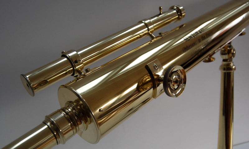 Large Cased Victorian Desk Top Astronomical Telescope by Newton & Co, Fleet Street