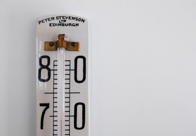 Art Deco Ceramic Wine Cellar Thermometer by Peter Stevenson Ltd of Edinburgh - Jason Clarke Antiques