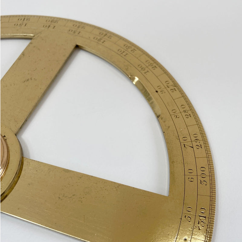 Eighteenth Century Circular Protractor by Benjamin Cole of Fleet Street