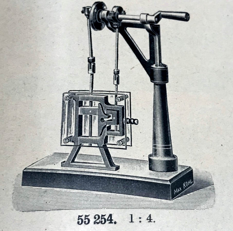 Steam Engine Demonstration Model For Projection by Max Kohl AG Chemnitz