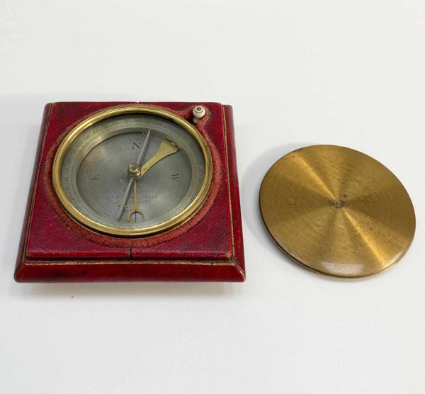 William IV Desk Compass with Inclinometer by John Newman of Regent Street - Jason Clarke Antiques