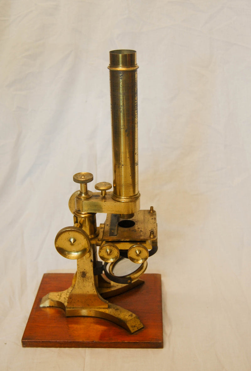 Victorian Cased Monocular Microscope by Watson & Son of 313 High Holborn, London