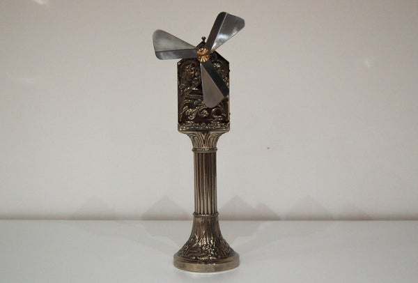 French Edwardian Clockwork Zephyr Fan by The Zephyr Fan Company Paris
