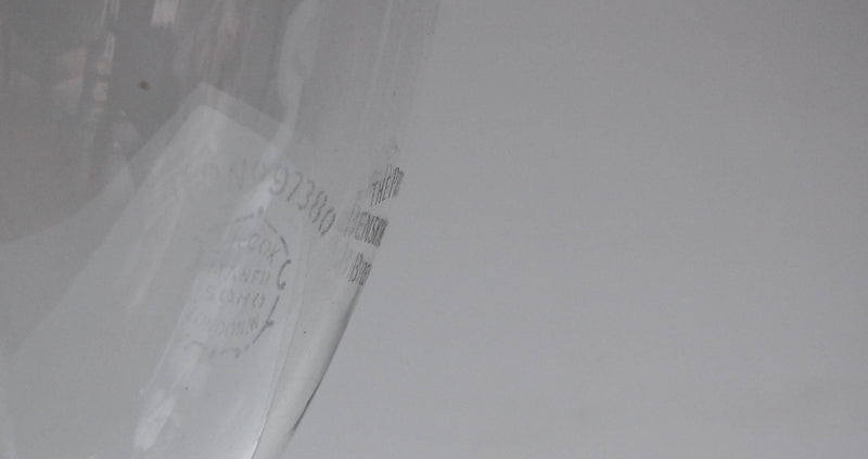 Large Glass Brandy Dispenser or Brandy Fountain for Benskins Brewery, Watford.