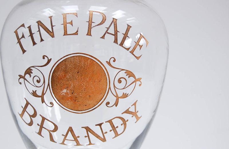 Large Glass Brandy Dispenser or Brandy Fountain for Benskins Brewery, Watford.