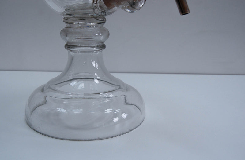 Large Glass Brandy Dispenser or Brandy Fountain for Benskins Brewery, Watford.