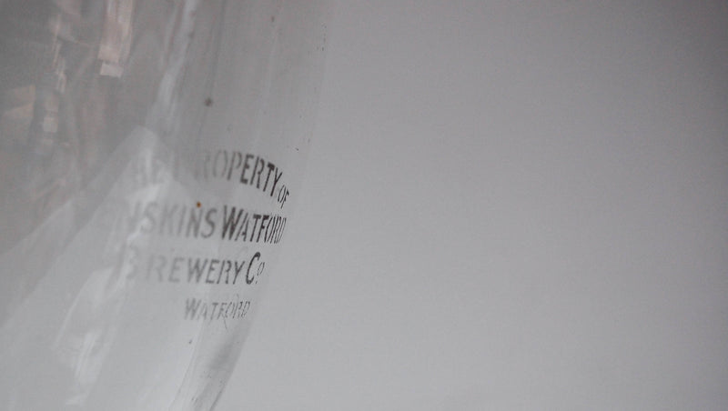 Large Glass Brandy Dispenser or Brandy Fountain for Benskins Brewery, Watford.