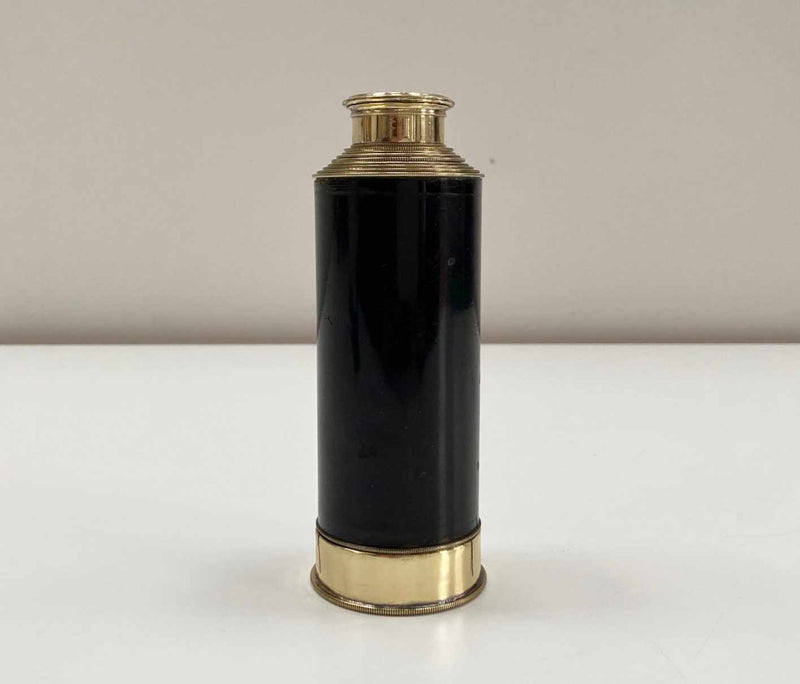 George III Eight Draw Telescope with Black Lacquer Finish by Thomas Blunt London