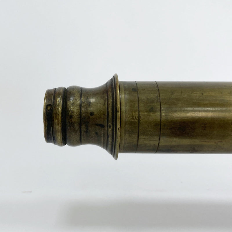 Mid-Eighteenth Century Octagonal Reverse Taper Marine Telescope by Edward Nairne
