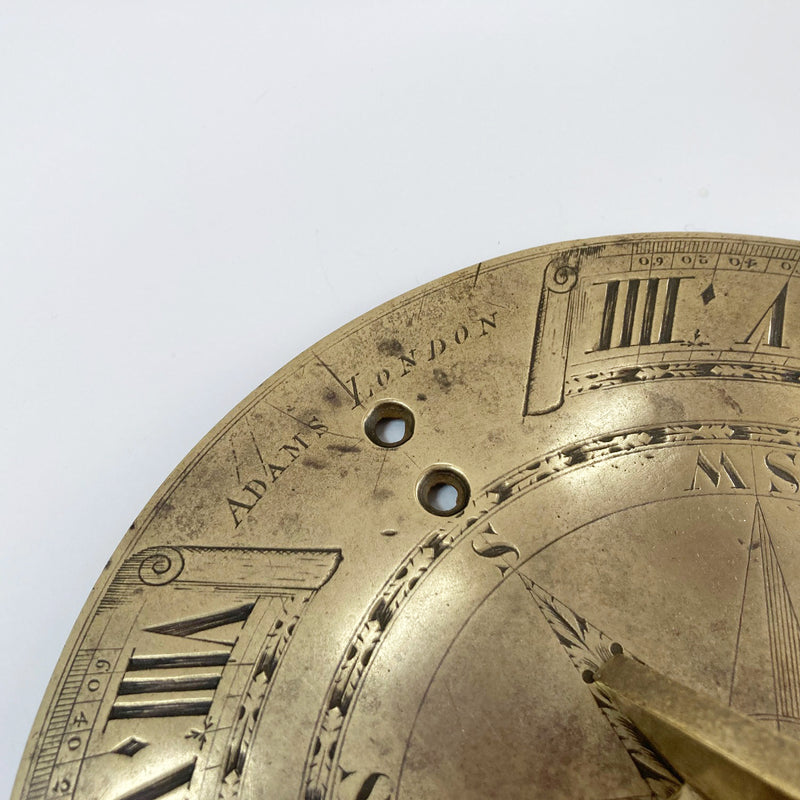 Late Eighteenth Century Sun Dial by George Adams of Fleet Street London