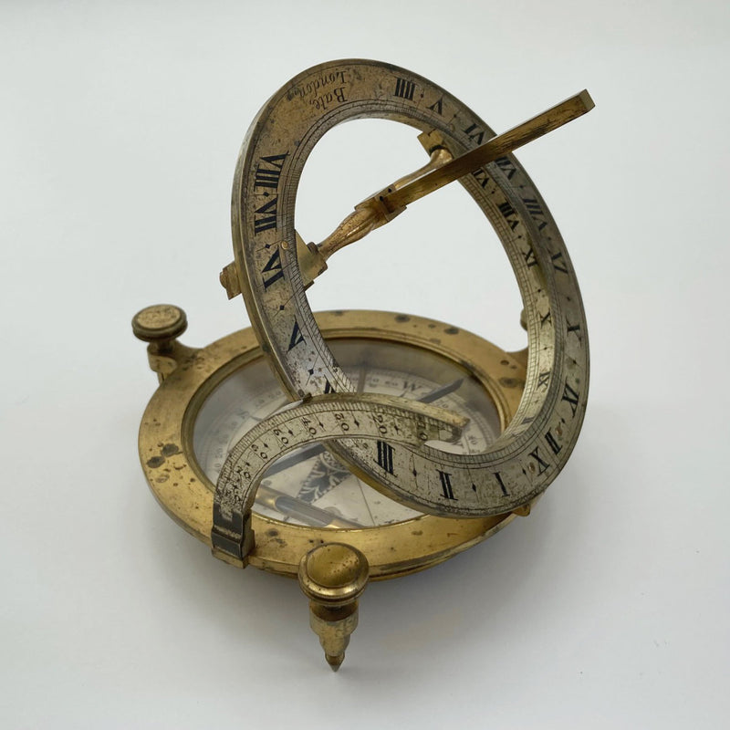 Georgian Universal Equinoctial Sundial by Robert Brettell Bate London