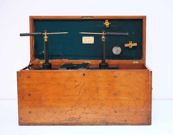 Edwardian Portable Heavy Discharge X-Ray Coil by Harry W Cox & Co Ltd London