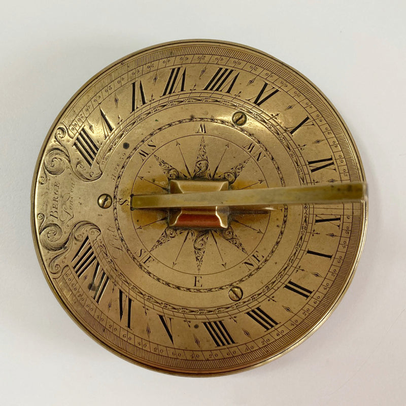 Georgian Five Inch Sun Dial by Matthew Berge - Royal Observatory Interest