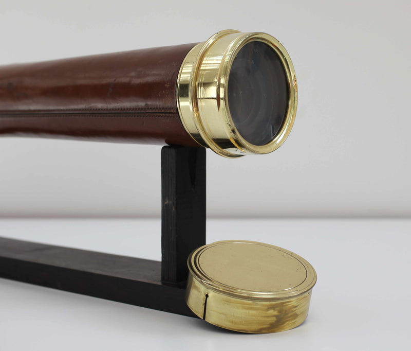 Huge Victorian Four Draw Marine Telescope by S&B Solomons of London