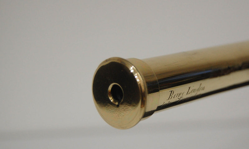 Small George III Three Draw Telescope by Matthew Berge (Late Ramsden) London