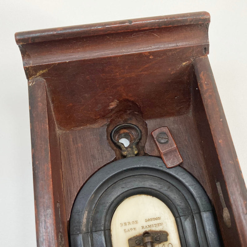 Large Georgian Wall Thermometer in Case by Matthew Berge London