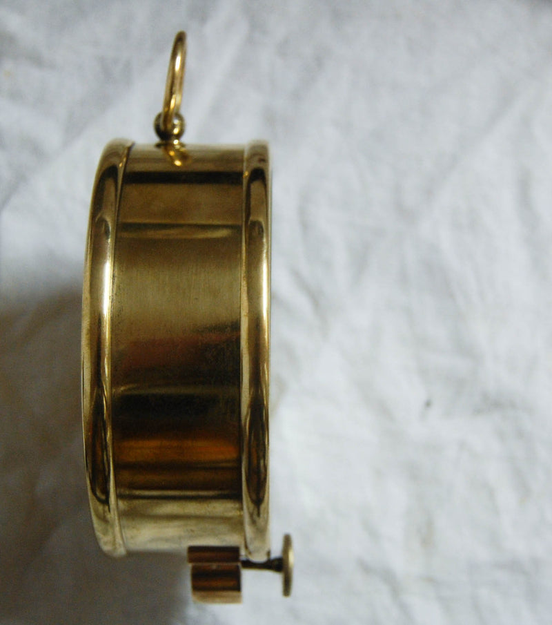 Victorian Oak Cased Ship's Barometer by Henry Hughes - Thames Marine Officers Training School Prize
