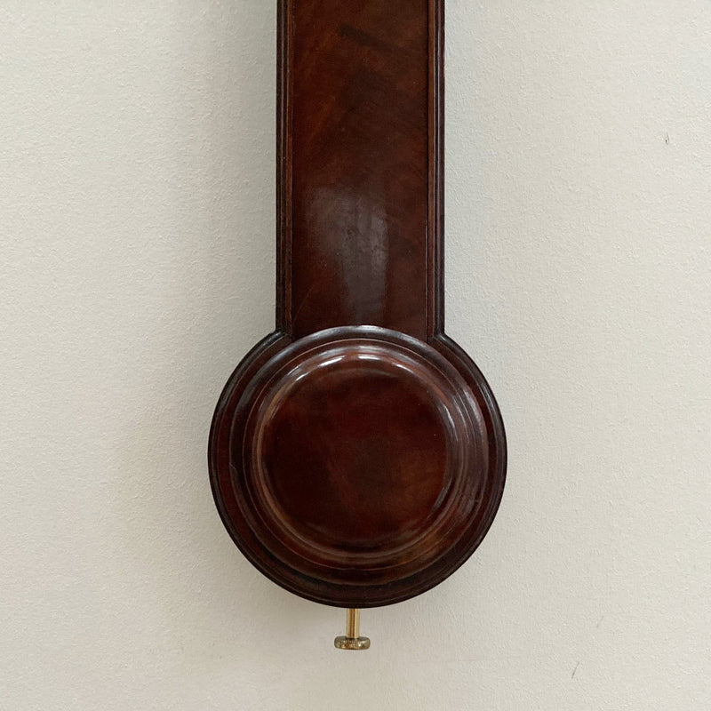 Eighteenth Century Mahogany Stick Barometer by Charles Lincoln of London