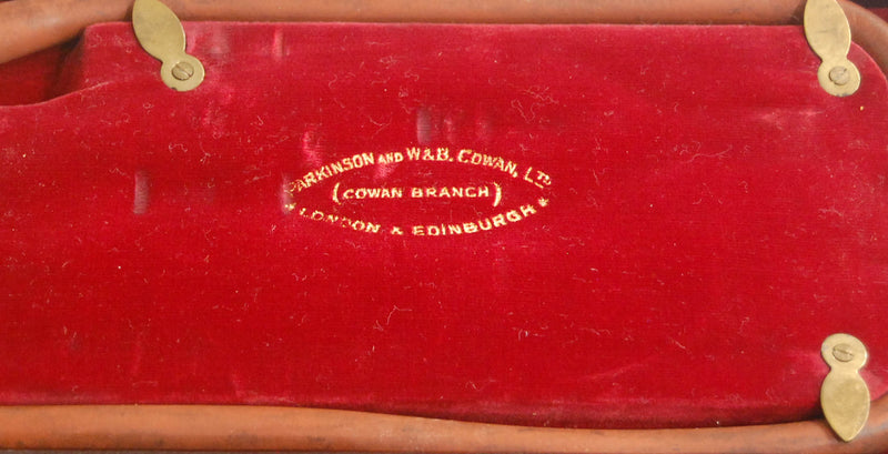 Edwardian Cased Inspector's Gas Meter Pressure Gauge by Parkinson and W&B Cowan Ltd
