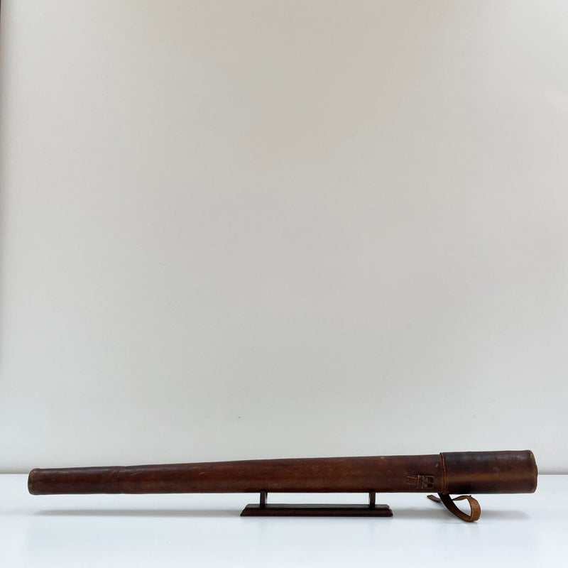 Mid Victorian Single Draw Marine Telescope by Ross of London with Original Case
