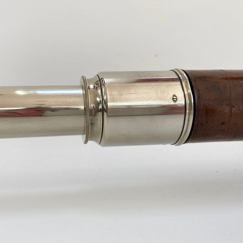 Mid Victorian Cased Single Draw Marine Telescope by Troughton & Simms London