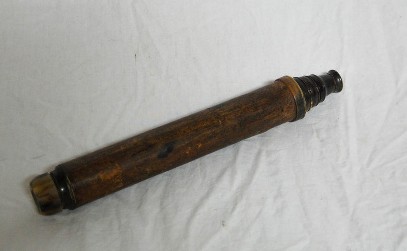 Mid-Eighteenth Century Three Draw Pasteboard Telescope