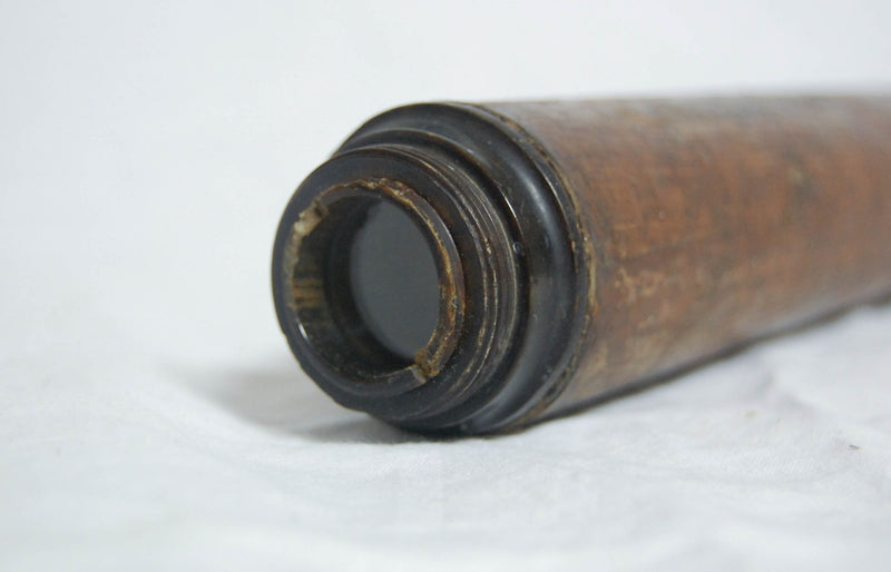 Mid-Eighteenth Century Three Draw Pasteboard Telescope