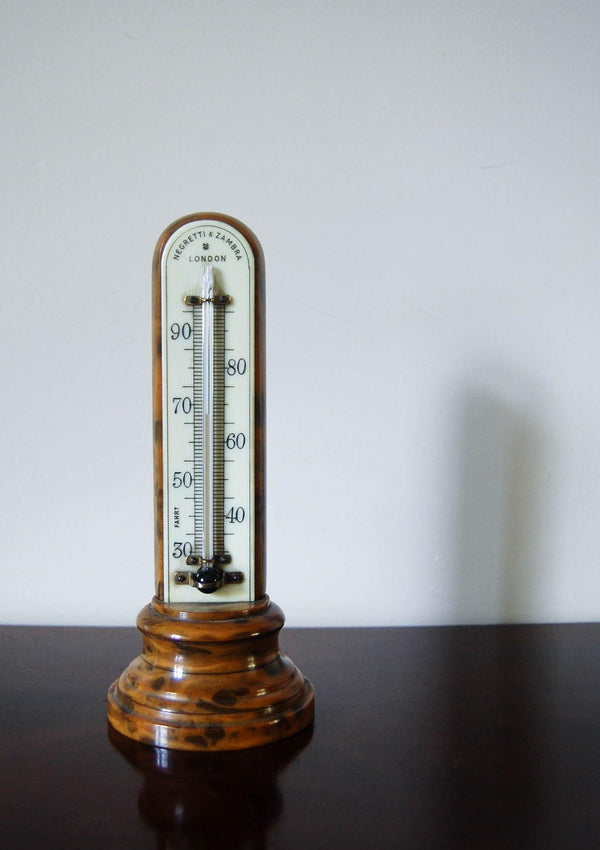 Early Twentieth Century Bakelite Desk Thermometer by Negretti & Zambra - Jason Clarke Antiques