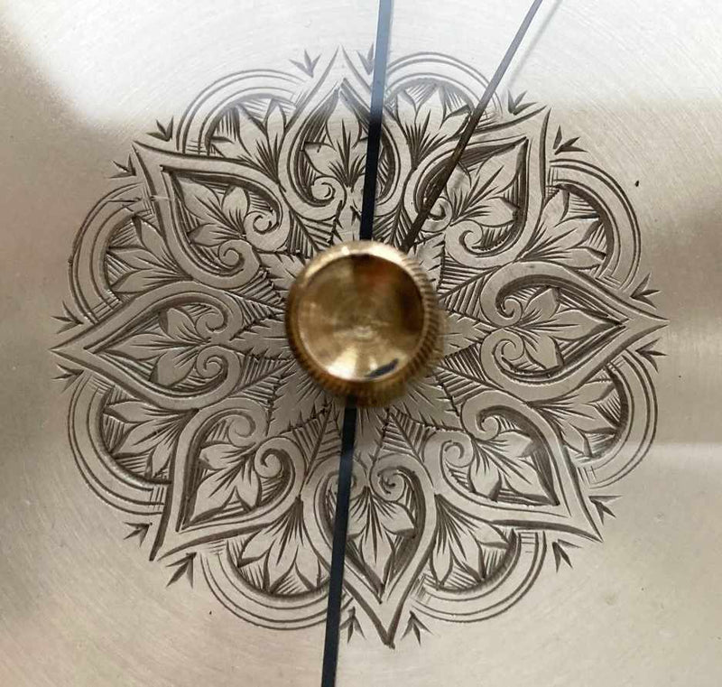 Mid Victorian Oak & Brass Cased Aneroid Barometer by Louis Casella London