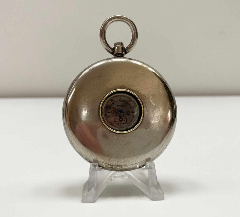 Victorian Miniature Pocket Watch Biram's Anemometer by Wood of Liverpool