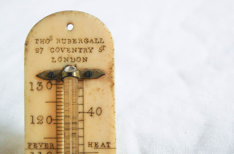 Regency Period Cased Mercury Fahrenheit Thermometer by Thomas Rubergall, 27 Coventry St, London