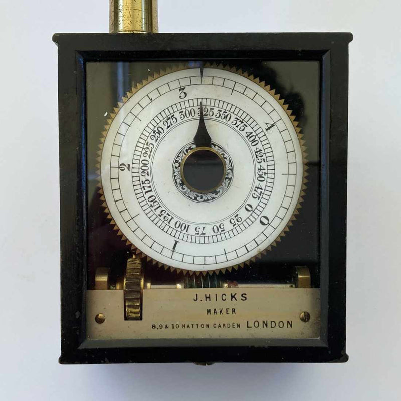 Late Victorian Robinson-Beckley Anemometer by J Hicks of Hatton Garden