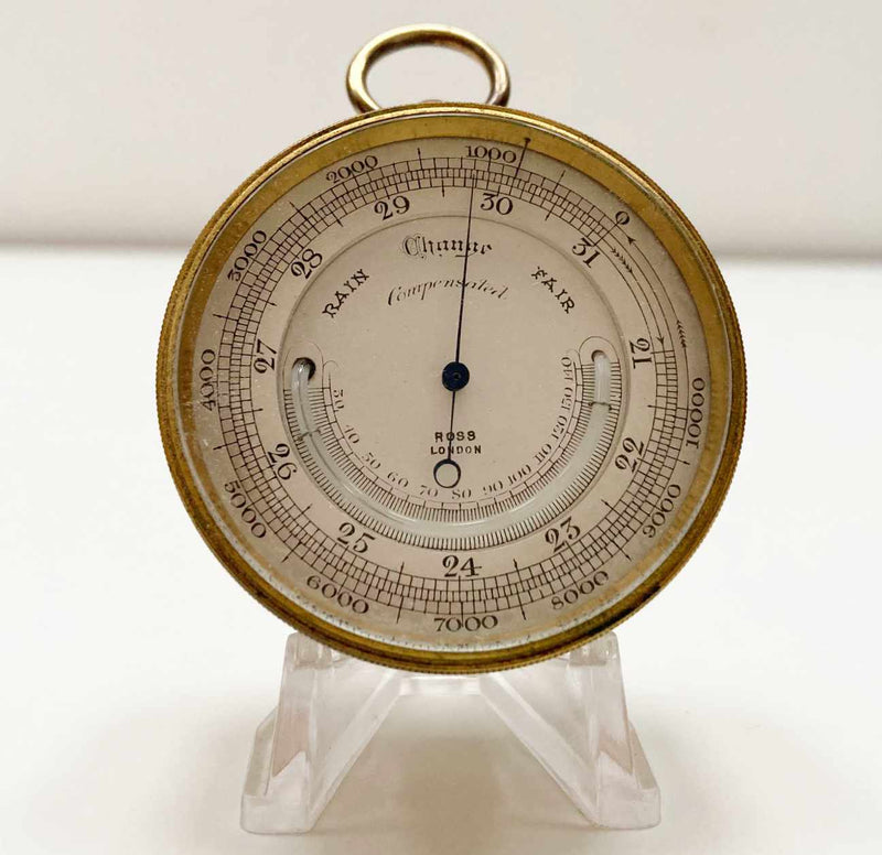 Ross Pocket Barometer Owned by Captain Cecil Bebb - General Franco's Pilot