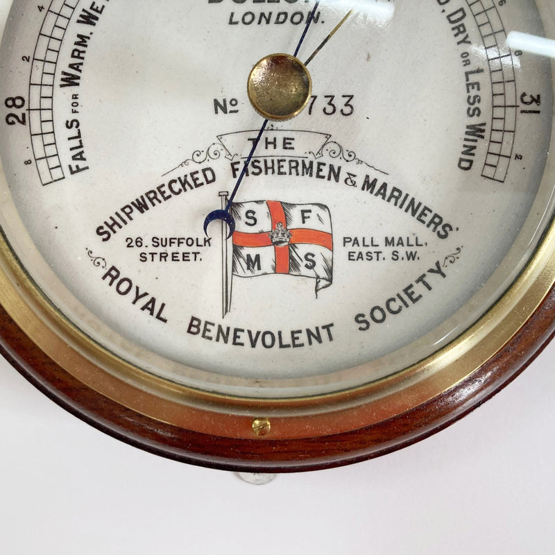 Victorian Shipwrecked Fishermen & Mariners Benevolent Society Barometer by Dollond