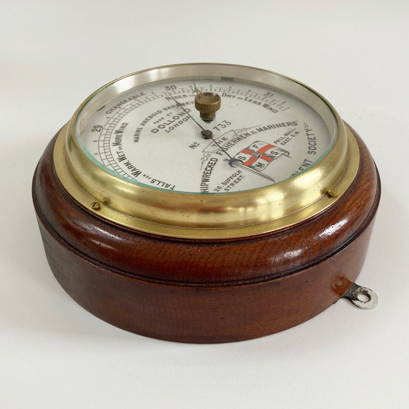 Victorian Shipwrecked Fishermen & Mariners Benevolent Society Barometer by Dollond