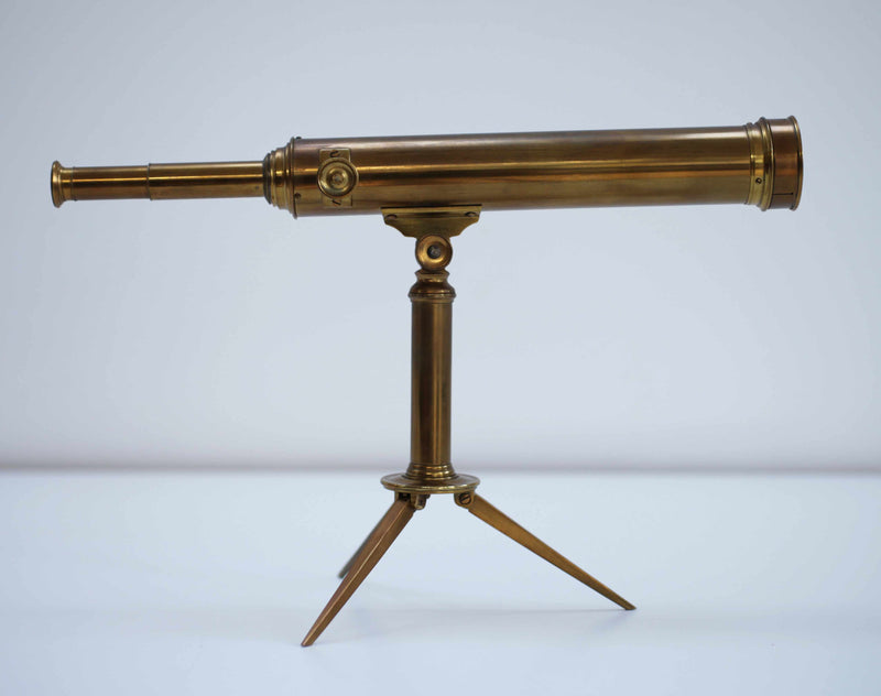 Miniature George IV Library Telescope on Stand by G&C Dixey, Bond Street, London